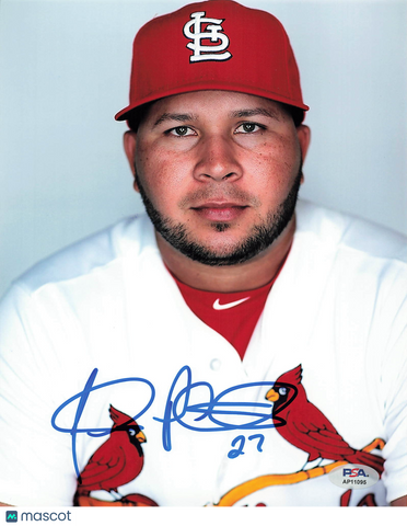 Jhonny Peralta St. Louis Cardinals Signed 8x10 Photo PSA
