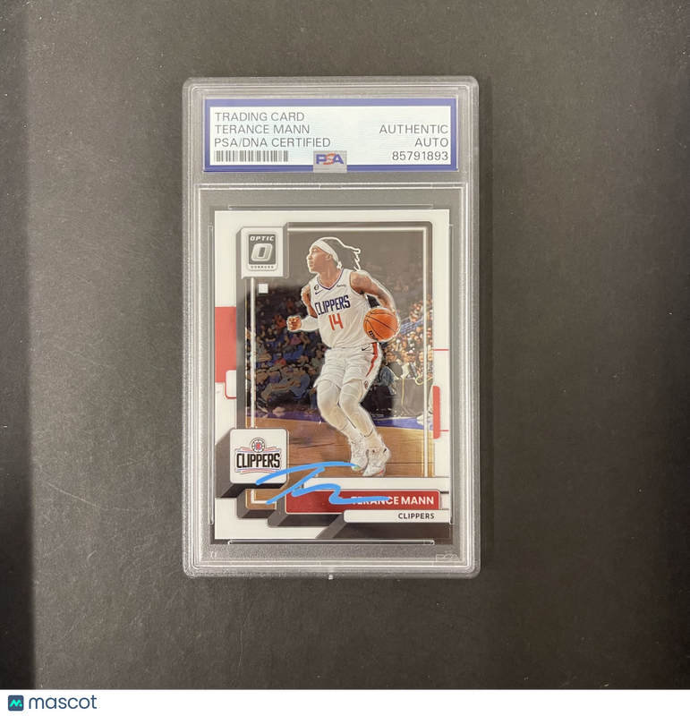 Terance Mann 2022-23 Panini Donruss Optic#120 Signed Card PSA Autographed