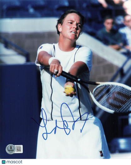 Lindsay Davenport Signed WTA Tour Tennis 8x10 Photo BAS Autographed