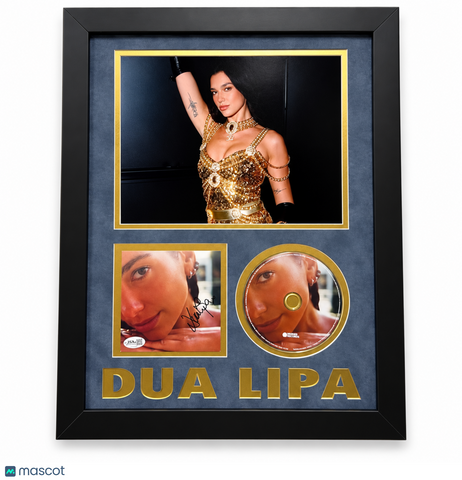 Dua Lipa Signed Framed CD Radical Optimism JSA Autographed 16x20