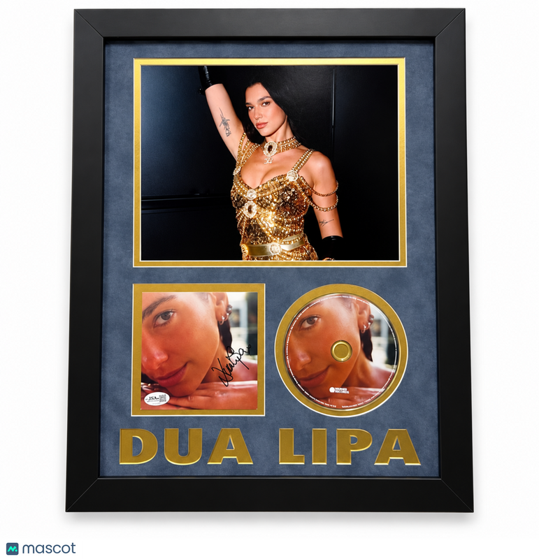 Dua Lipa Signed Framed CD Radical Optimism JSA Autographed 16x20