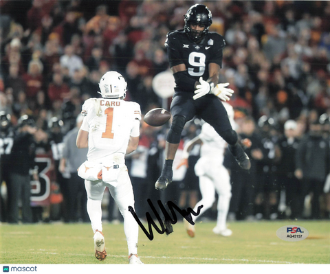 Will McDonald IV Signed Iowa State Cyclones Football 8x10 Photo PSA Autographed