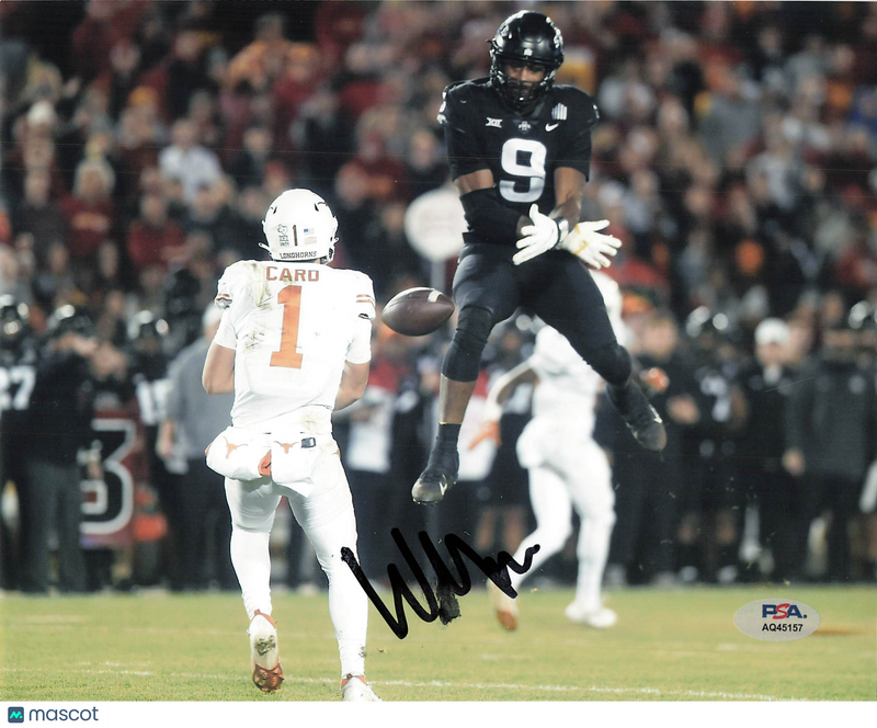 Will McDonald IV Signed Iowa State Cyclones Football 8x10 Photo PSA Autographed