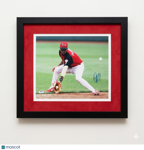 J.P. Crawford Seattle Mariners Signed 11x14 Custom Framed Photo PSA