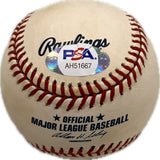 Terrence Long Signed MLB Baseball PSA Autographed
