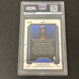 2022-23 Panini Prizm #1 Jalen Williams Luck Of The Lottery signed card PSA OKC