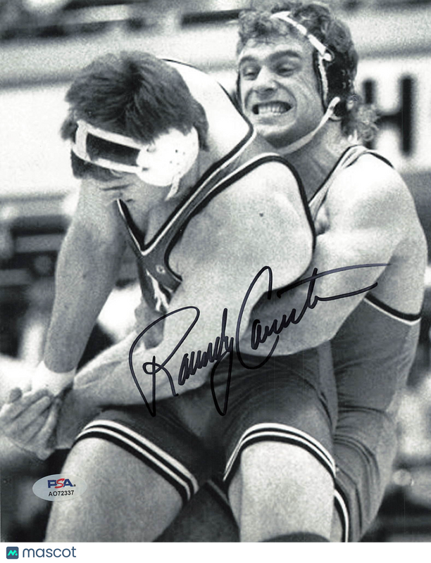 Randy Couture Signed Wrestling 8x10 Photo PSA Autographed