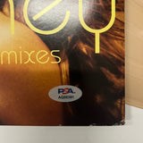 Mariah Carey Signed Honey (The Remixes) Custom Framed Vinyl Album PSA Auth