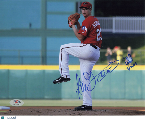 Chi Chi Gonzalez Round Rock Express Signed 8x10 Photo PSA