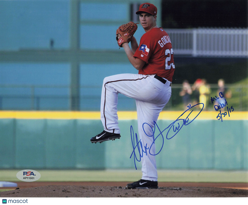 Chi Chi Gonzalez Round Rock Express Signed 8x10 Photo PSA