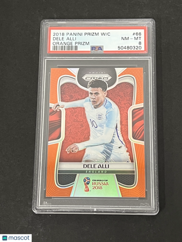 2018 Panini Prizm World Cup #66 Dele Alli PSA 8