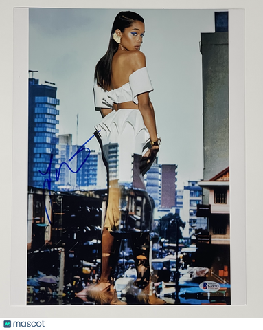 Laura Harrier signed 11x14 Photo BAS Autographed