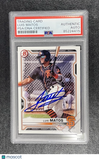 2021 Topps Bowman Draft #BD-5 Luis Matos  Signed Card Auto PSA Slabbed Giants