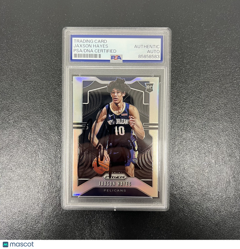 2019-20 Panini Prizm Basketball#254 Jaxson Hayes Signed Card PSA Pelicans