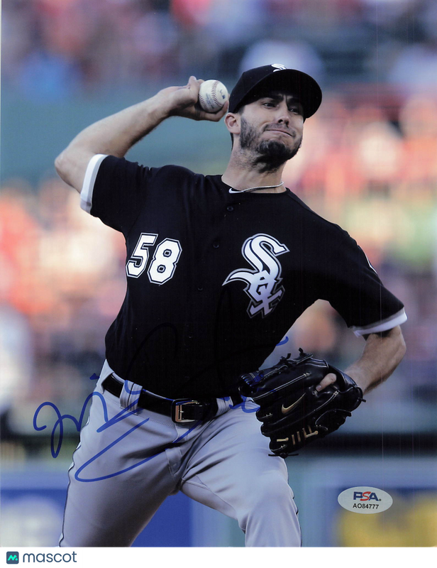 Miguel Gonzalez Chicago White Sox Signed 8x10 Photo PSA