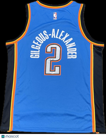 Shai Gilgeous-Alexander Signed Oklahoma City Thunder Jersey PSA