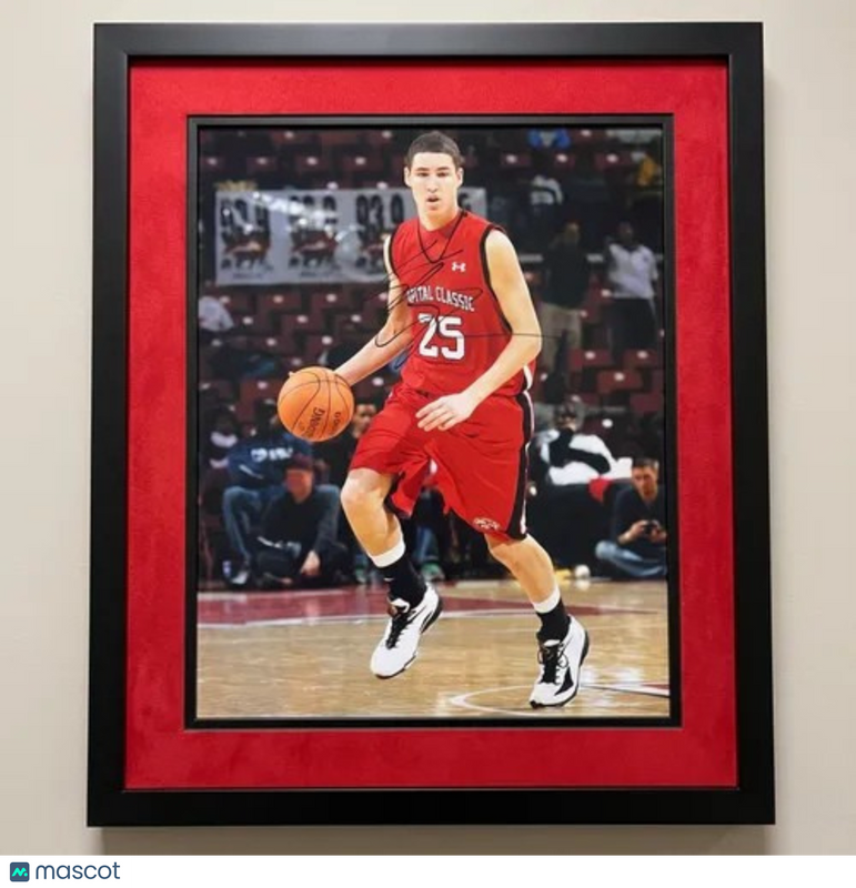 Klay Thompson Golden State Warriors Signed 16x20 Custom Framed Photo PSA