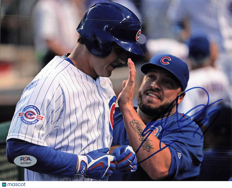 Eric Hinske Chicago Cubs Signed 8x10 Photo PSA
