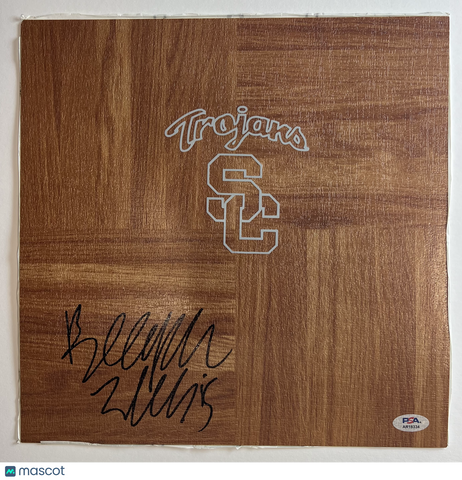 Boogie Ellis USC Trojans Signed Floorboard NCAA PSA
