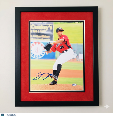 Dillon Tate Baltimore Orioles Signed 11x14 Custom Framed Photo PSA