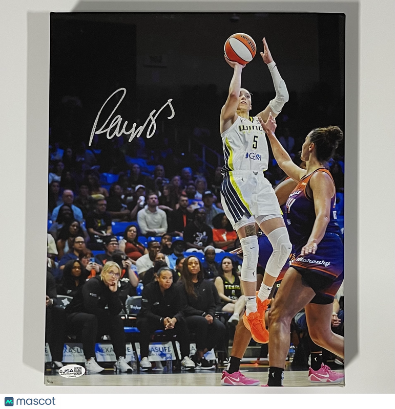 Paige Bueckers Signed Dallas Wings Canvas JSA Autographed