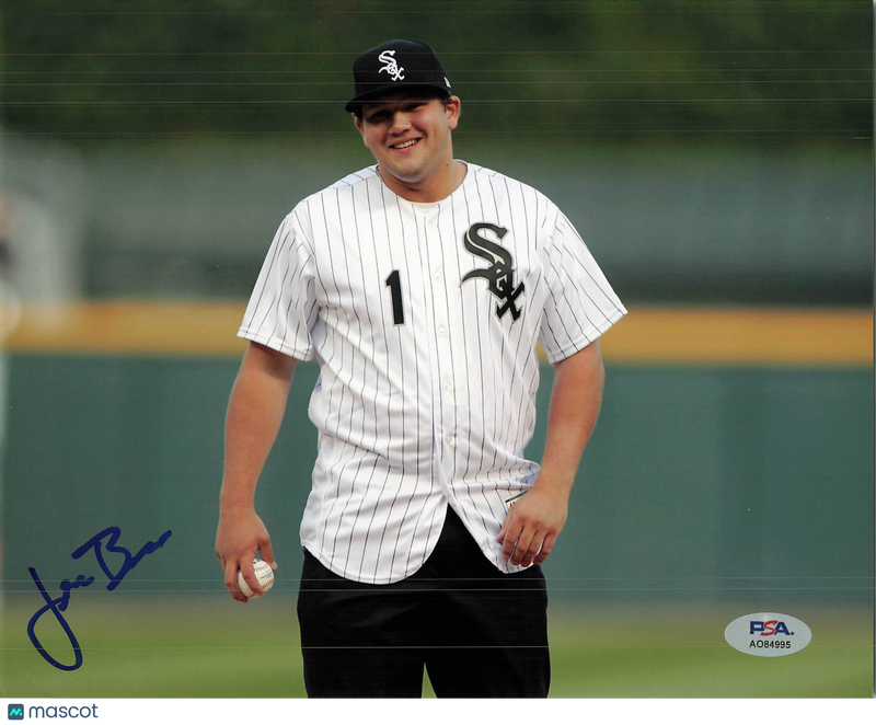 Jake Burger Chicago White Sox Signed 8x10 Photo PSA