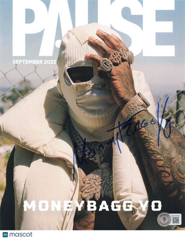 Moneybagg Yo signed 8x10 Photo BAS Autographed