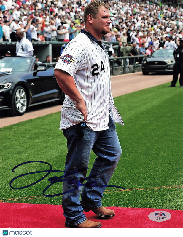 Joe Crede Chicago White Sox Signed 8x10 Photo PSA