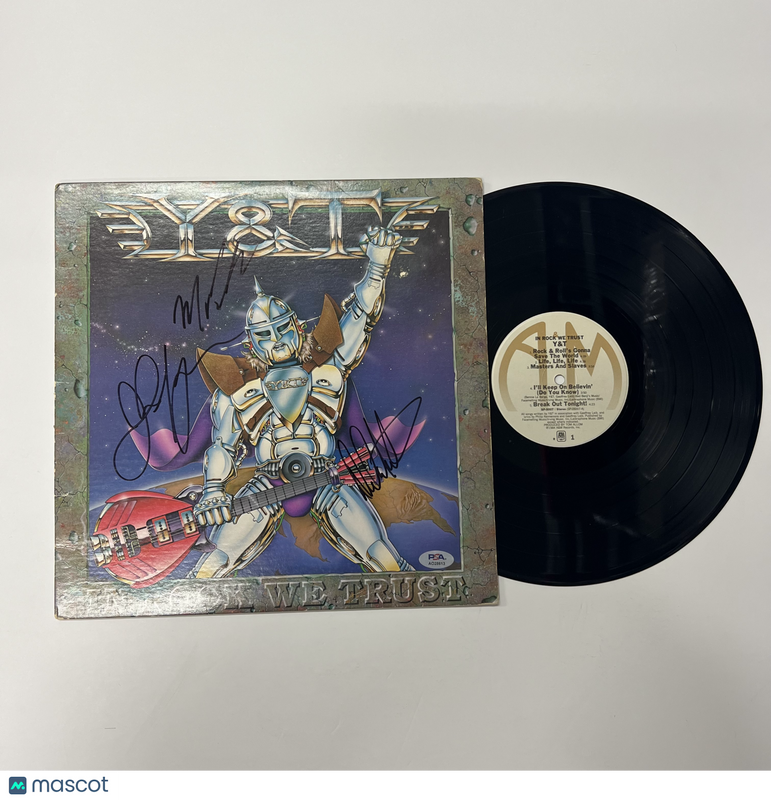 Dave Meniketti Signed In Rock We Trust Vinyl Album PSA Autographed