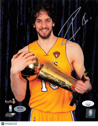 Pau Gasol Signed 8x10 Photo PSA Los Angeles Lakers
