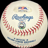 Bob Feller Signed MLB Baseball PSA Cleveland Indians