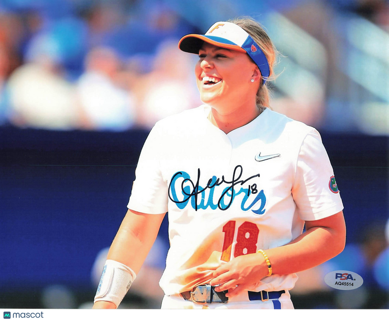 Amanda Lorenz Florida Gators Signed NCAA Softball 8x10 Photo