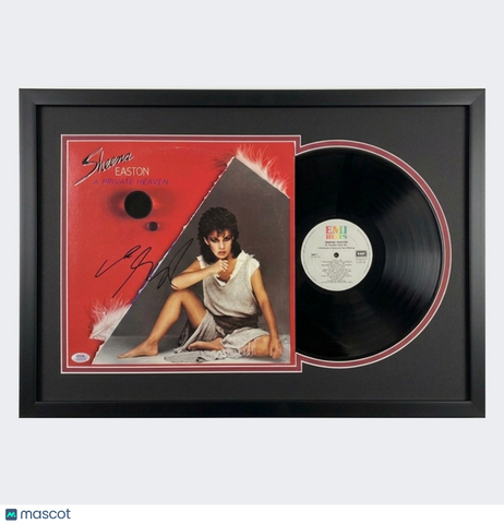 Sheena Easton Signed A Private Heaven Custom Framed Vinyl Album PSA Autographed