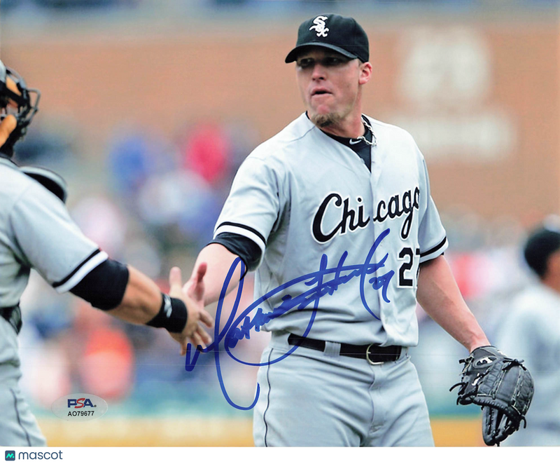 Matt Lindstrom Chicago White Sox Signed 8x10 Photo PSA
