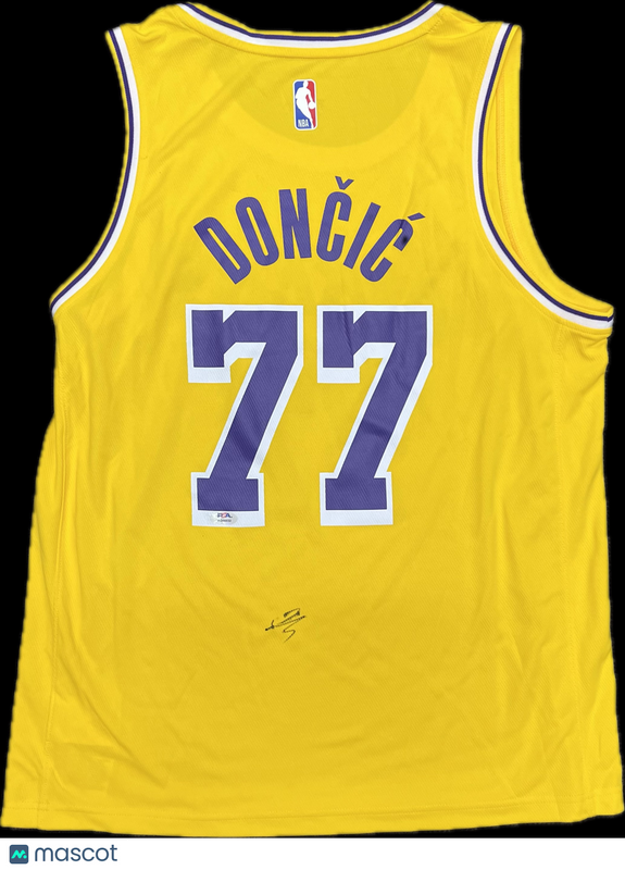 Luka Doncic Signed Los Angeles Lakers Jersey PSA