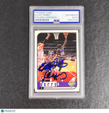 1998–99 Upper Deck Choice#82 Elliot Perry Signed Card Auto PSA Slabbed Bucks