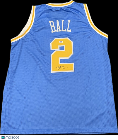 Lonzo Ball Signed UCLA Bruins Jersey PSA