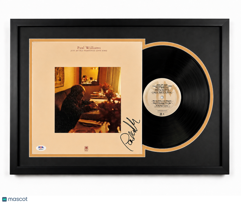 Paul Williams Signed Just An Old Fashioned Love Song Custom Framed Vinyl PSA