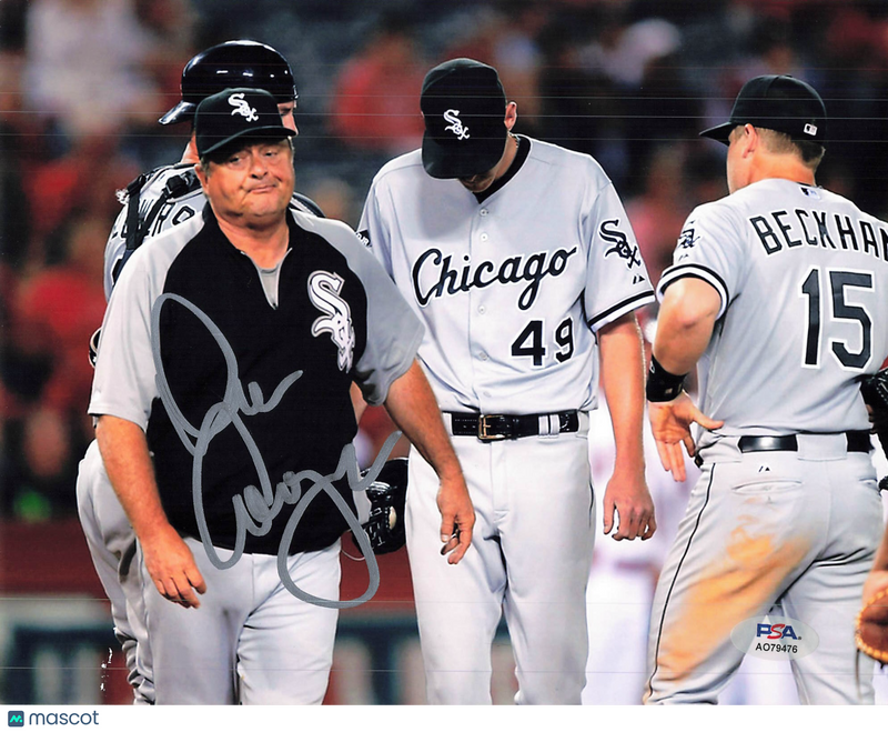 Don Cooper Chicago White Sox Signed 8x10 Photo PSA