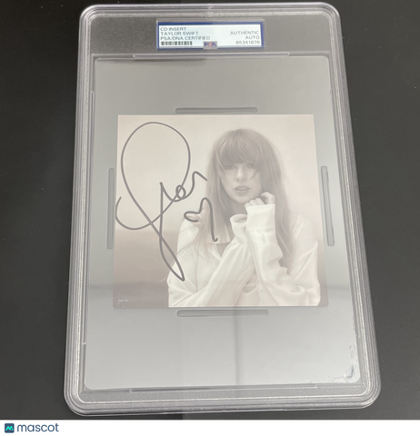 Taylor Swift Signed CD Insert PSA/DNA Autographed TTPD Album