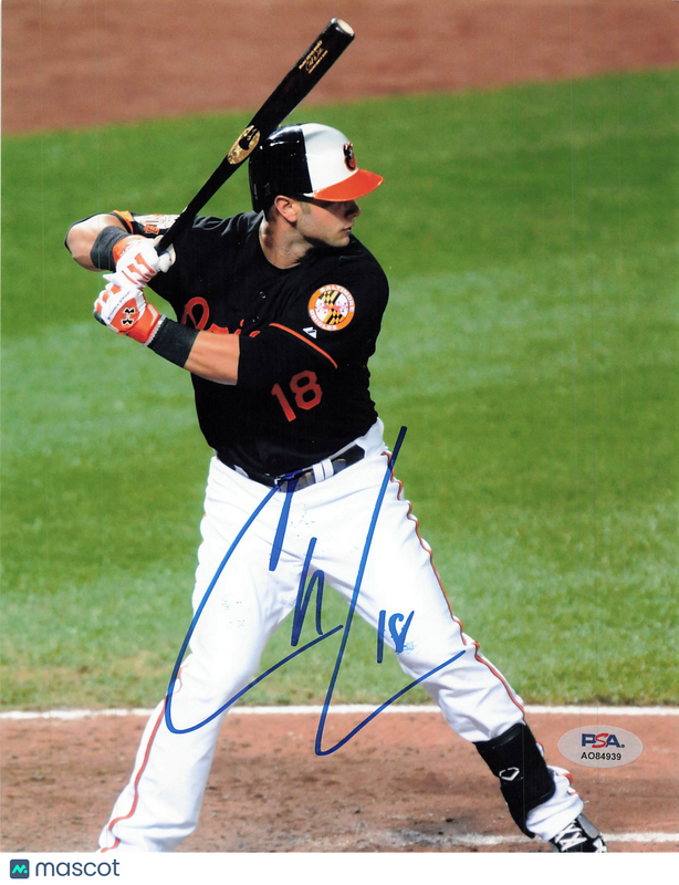 Christian Walker Baltimore Orioles Signed 8x10 Photo PSA