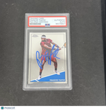 Frances Tiafoe 2021 Topps Chrome#66 Signed Card PSA Autographed