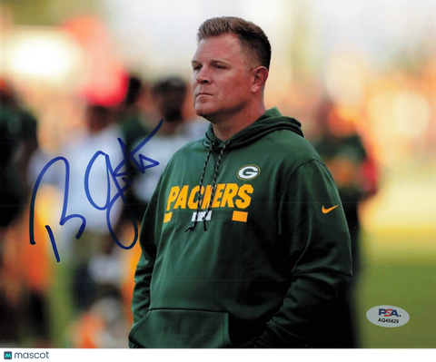 Brian Gutekunst Signed Green Bay Packers Football 8x10 Photo PSA Autographed