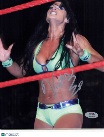Victoria Signed Wrestling 8x10 Photo PSA Autographed