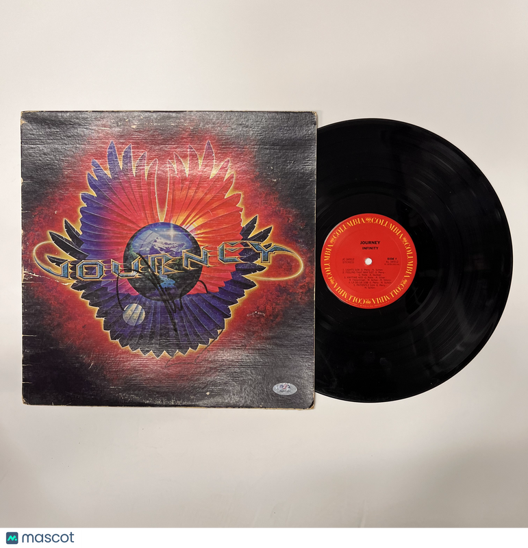Neal Schon & Ross Valory Signed Infinity Vinyl PSA Album Auth