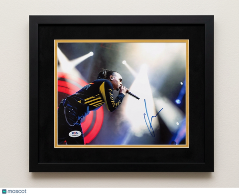 Ozuna Signed 8x10 Framed Photo PSA/DNA Autographed