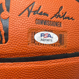 Lauri Markkanen Utah Jazz Signed Basketball NBA PSA