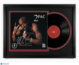 Mike Tyson Signed Framed All Eyez on Me Album PSA Autographed 16x24
