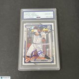 2024 1st Bowman #BP-31 Enrique Jimenez signed card PSA AUTO 10