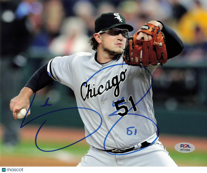 Carson Fulmer Chicago White Sox Signed 8x10 Photo PSA
